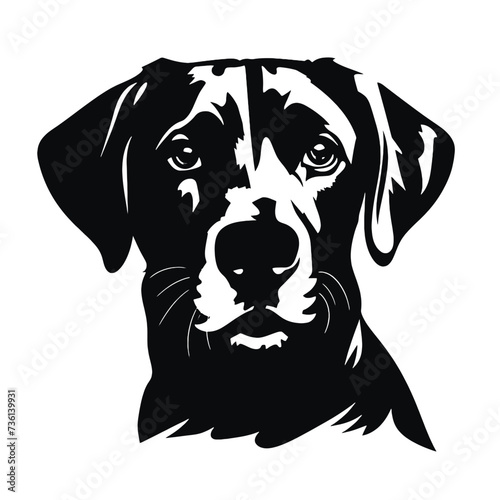 Wallpaper Mural  Labrador Dog silhouette Torontodigital.ca