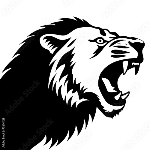 Wallpaper Mural lion  silhouette Torontodigital.ca