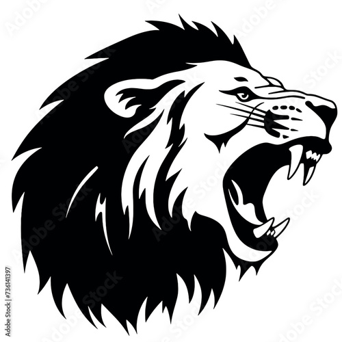 Wallpaper Mural lion  silhouette Torontodigital.ca