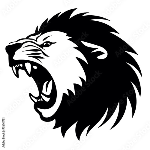 Wallpaper Mural lion  silhouette Torontodigital.ca