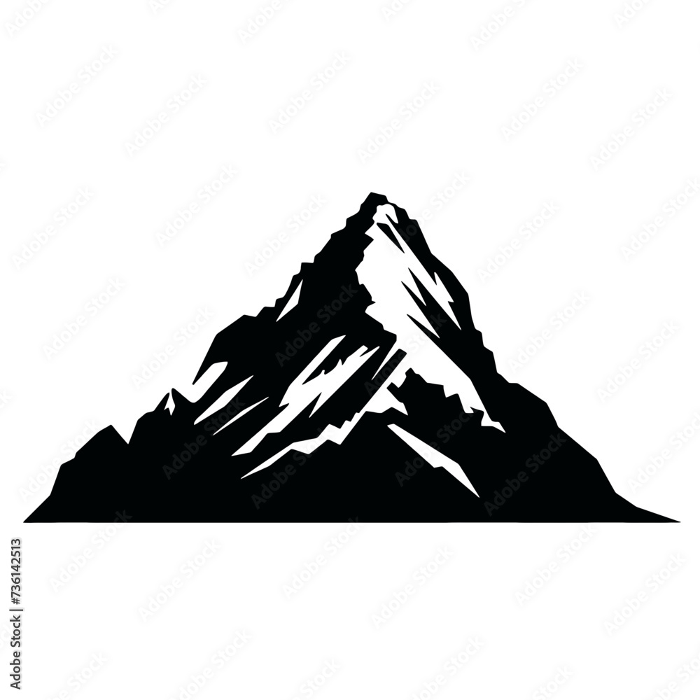 Obraz premium mountain silhouette