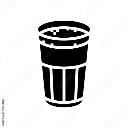 mango lassi indian cuisine glyph icon vector. mango lassi indian cuisine sign. isolated symbol illustration