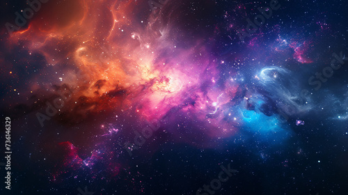 Space nebula. Elements of this image furnished.