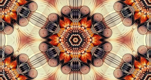 High-Quality Kaleidoscope Effect Videobackground Full HD & 4K