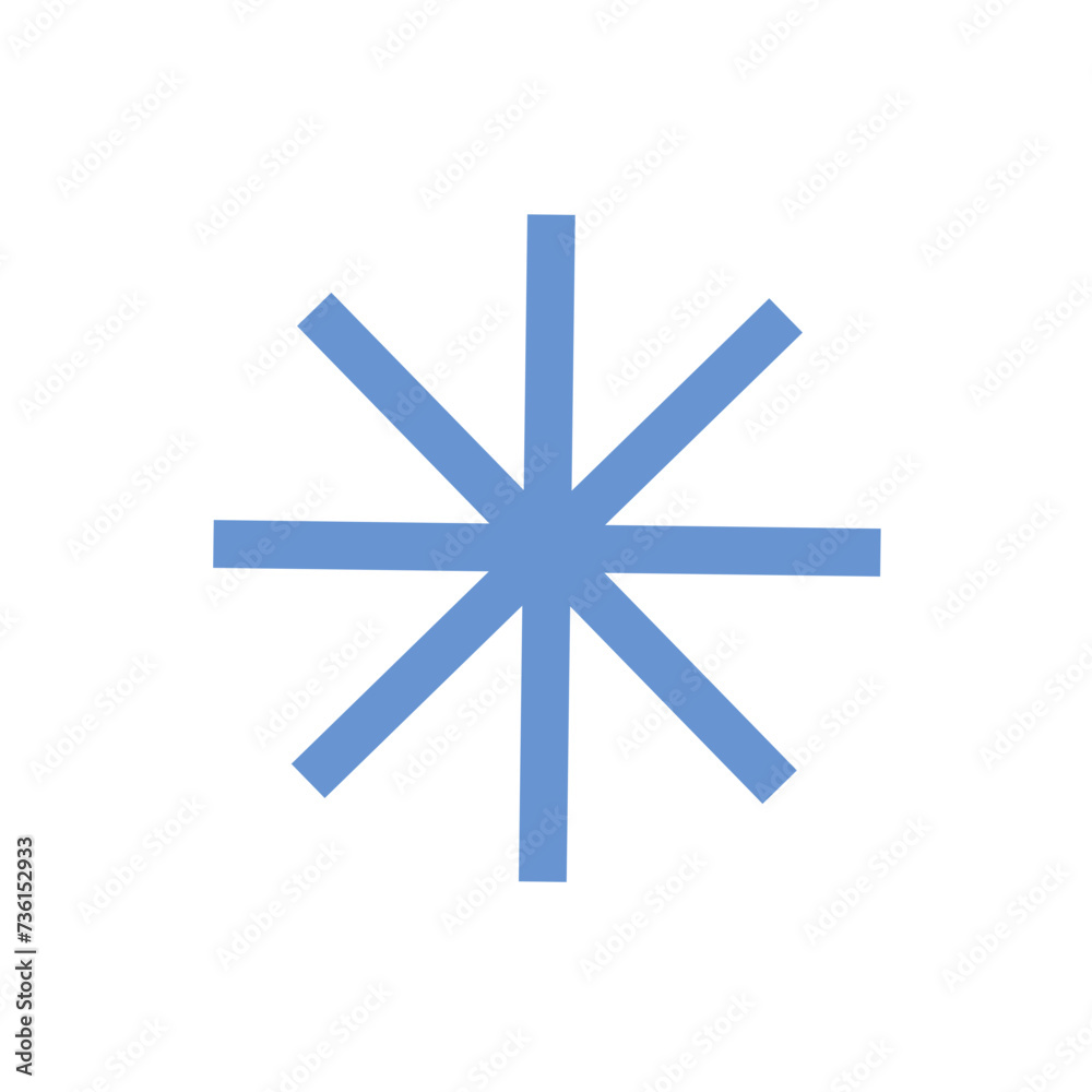 Blue asterisk icon Blue asterisk icon