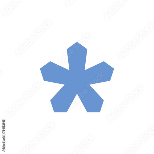 Blue asterisk icon