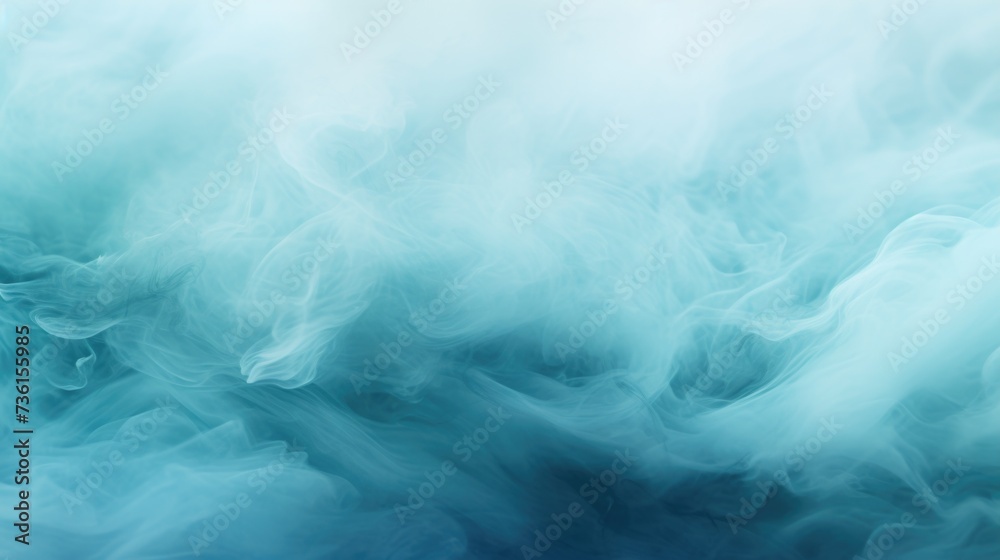 Cyan Color Fog Background Cyan Color Fog Background