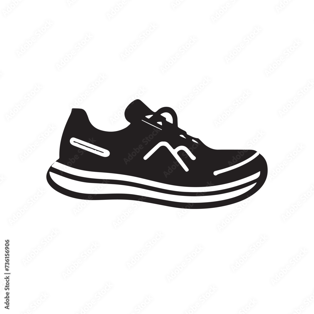 sport shoes isolated on white background sport shoes isolated on white background