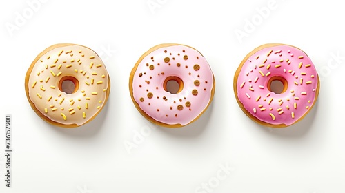 Create a captivating design package that encapsulates the charm of baby donuts in a clean and visually appealing manner. Envision a modern yet whimsical aesthetic, using a soft color palette to evoke  photo