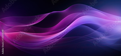 Abstract neon blurred wave background illustration