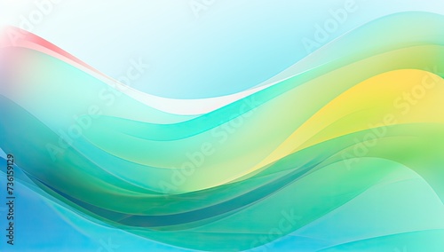 Abstract colorful wave background illustration