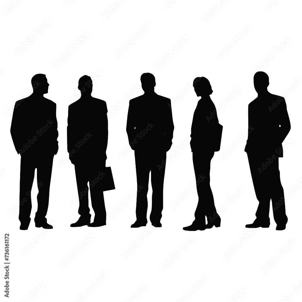 business people  silhouette