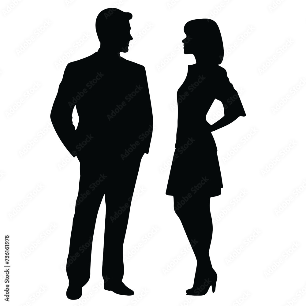 business people  silhouette