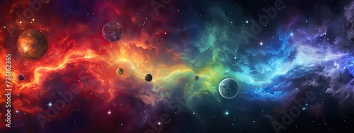 deep and colorful galaxy