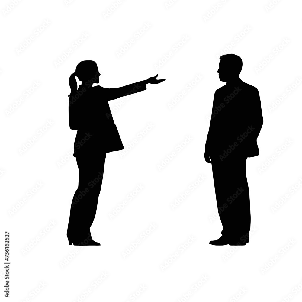business people silhouette business people silhouette