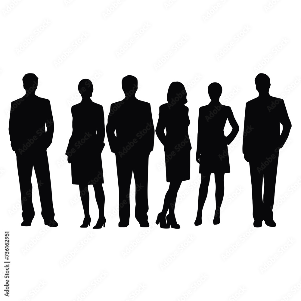 business people  silhouette