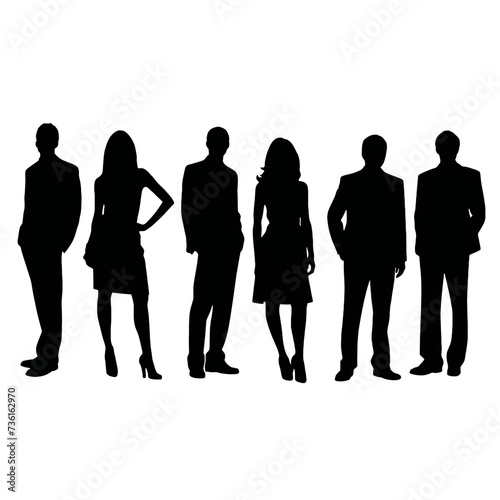 business people  silhouette