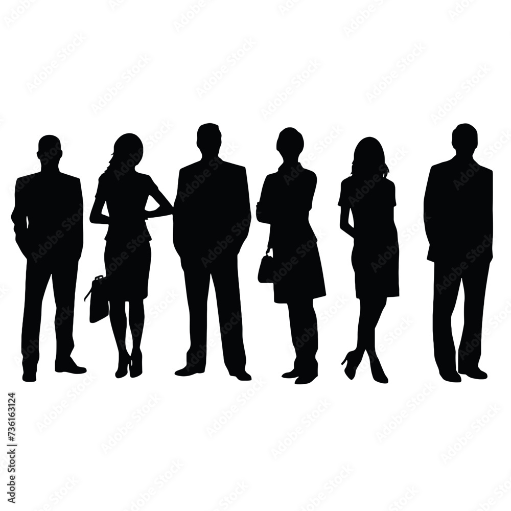 business people  silhouette