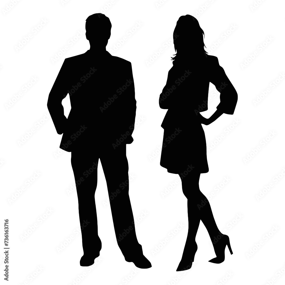 business people  silhouette