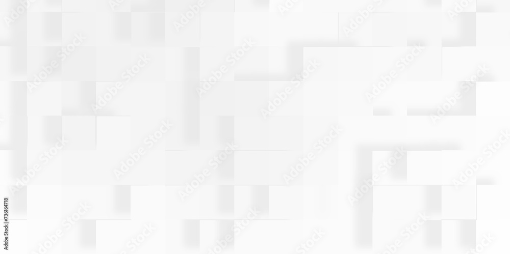 Abstract white exterior 3d illustration vector background with block pattern, Embossed paper square white geometric pattern of 3d blocks Background, Abstract business block pattern geometric vector. Abstract white exterior 3d illustration vector background with block pattern, Embossed paper square white geometric pattern of 3d blocks Background, Abstract business block pattern geometric vector.