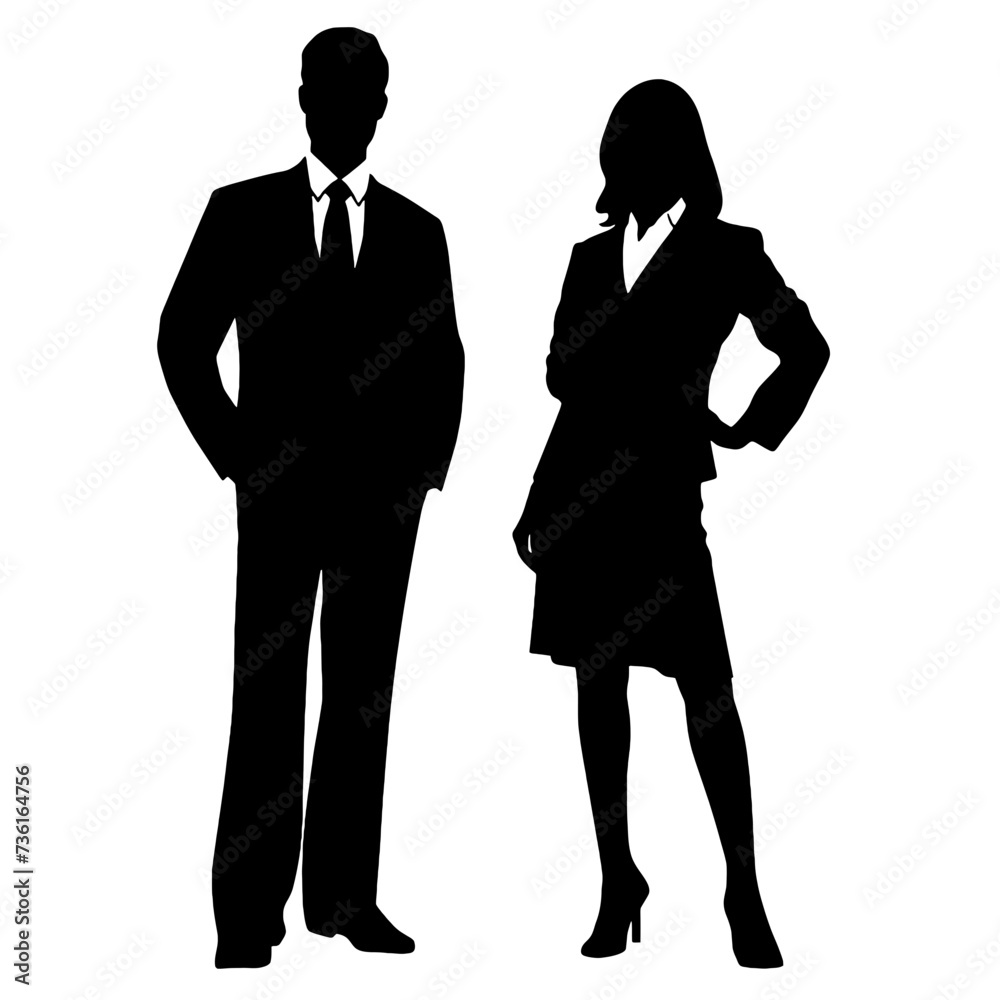 business people  silhouette