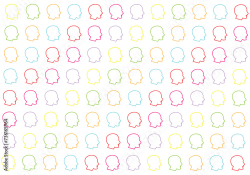 pattern with colorful numbers