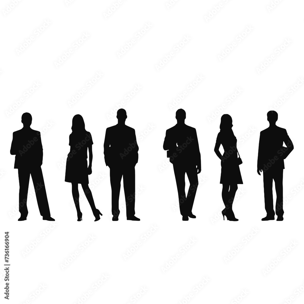 business people  silhouette