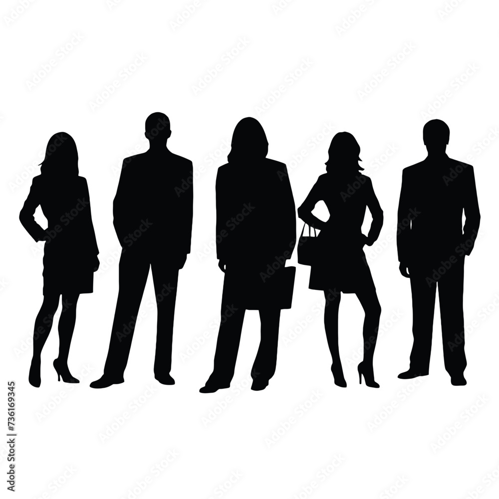 business people  silhouette