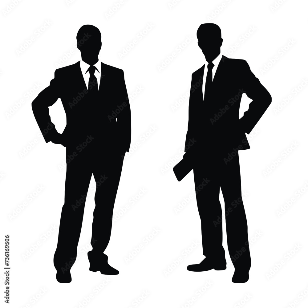 business people silhouette business people silhouette
