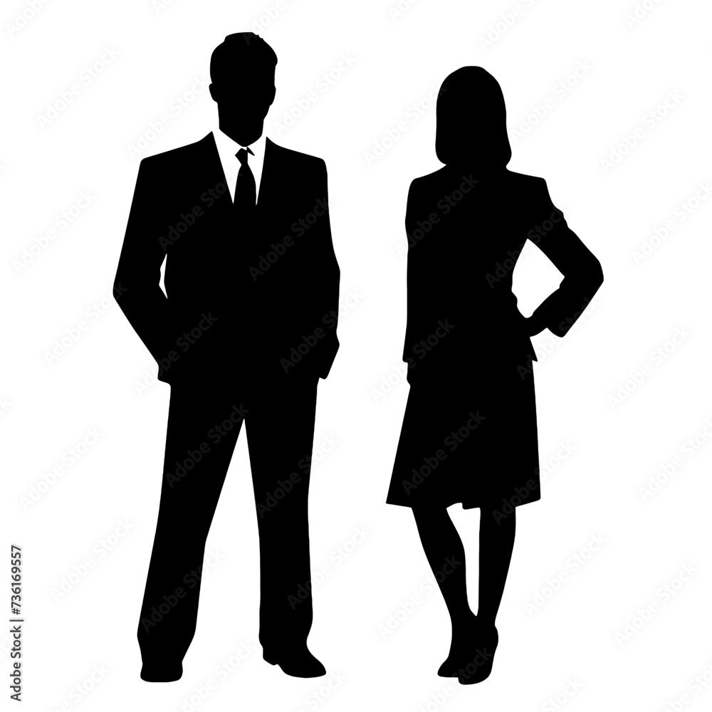 business people  silhouette
