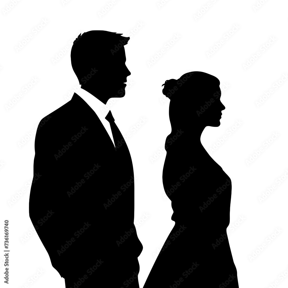 business people silhouette business people silhouette