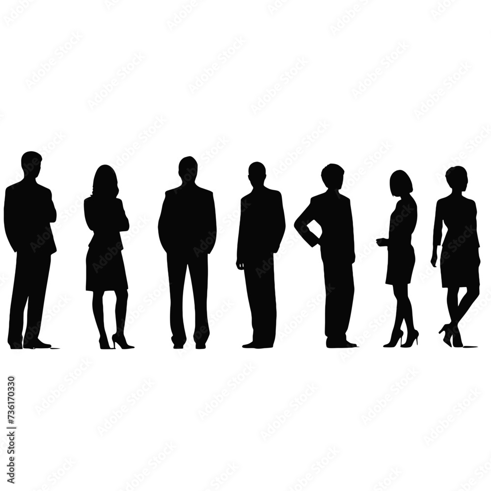 business people  silhouette