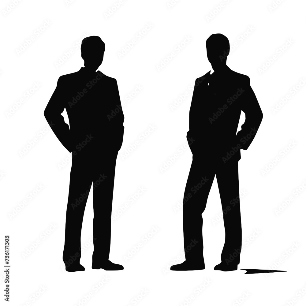 business people silhouette business people silhouette
