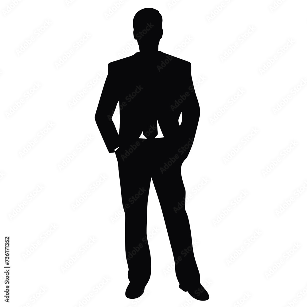 business people silhouette 