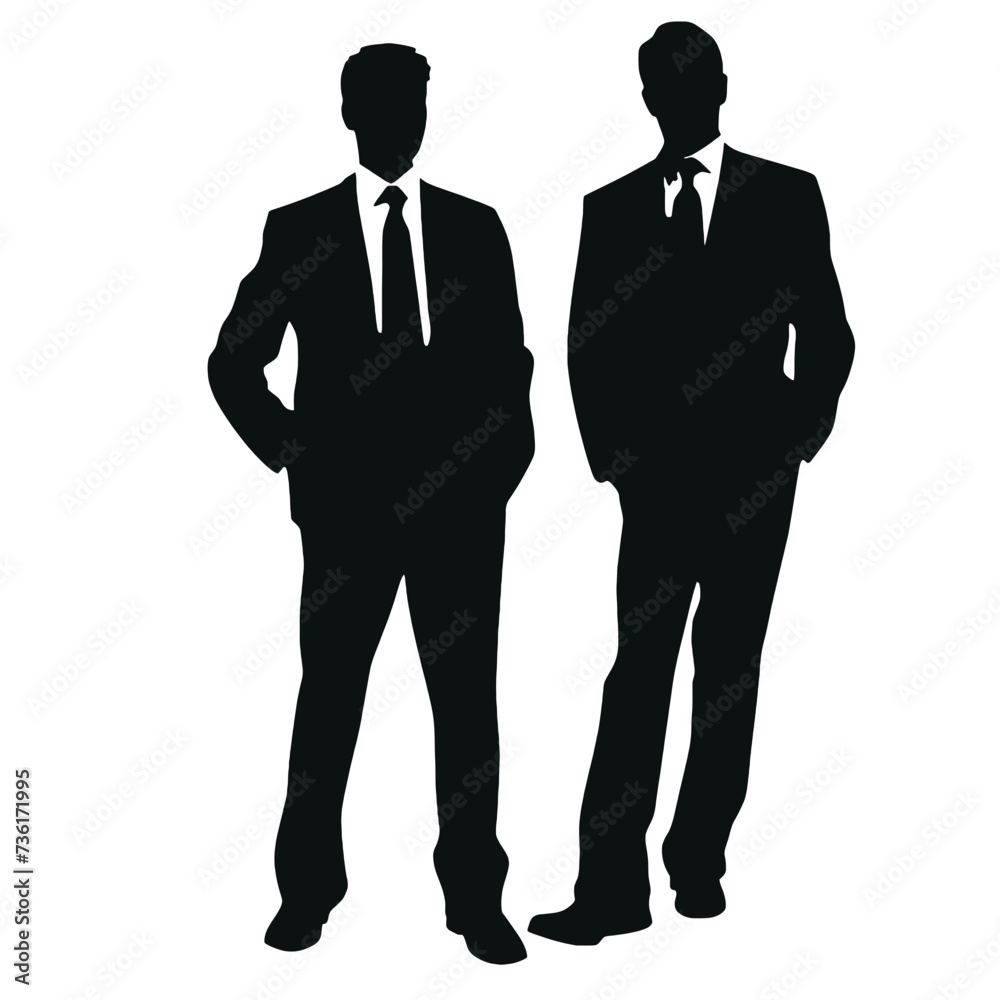 business people silhouette business people silhouette