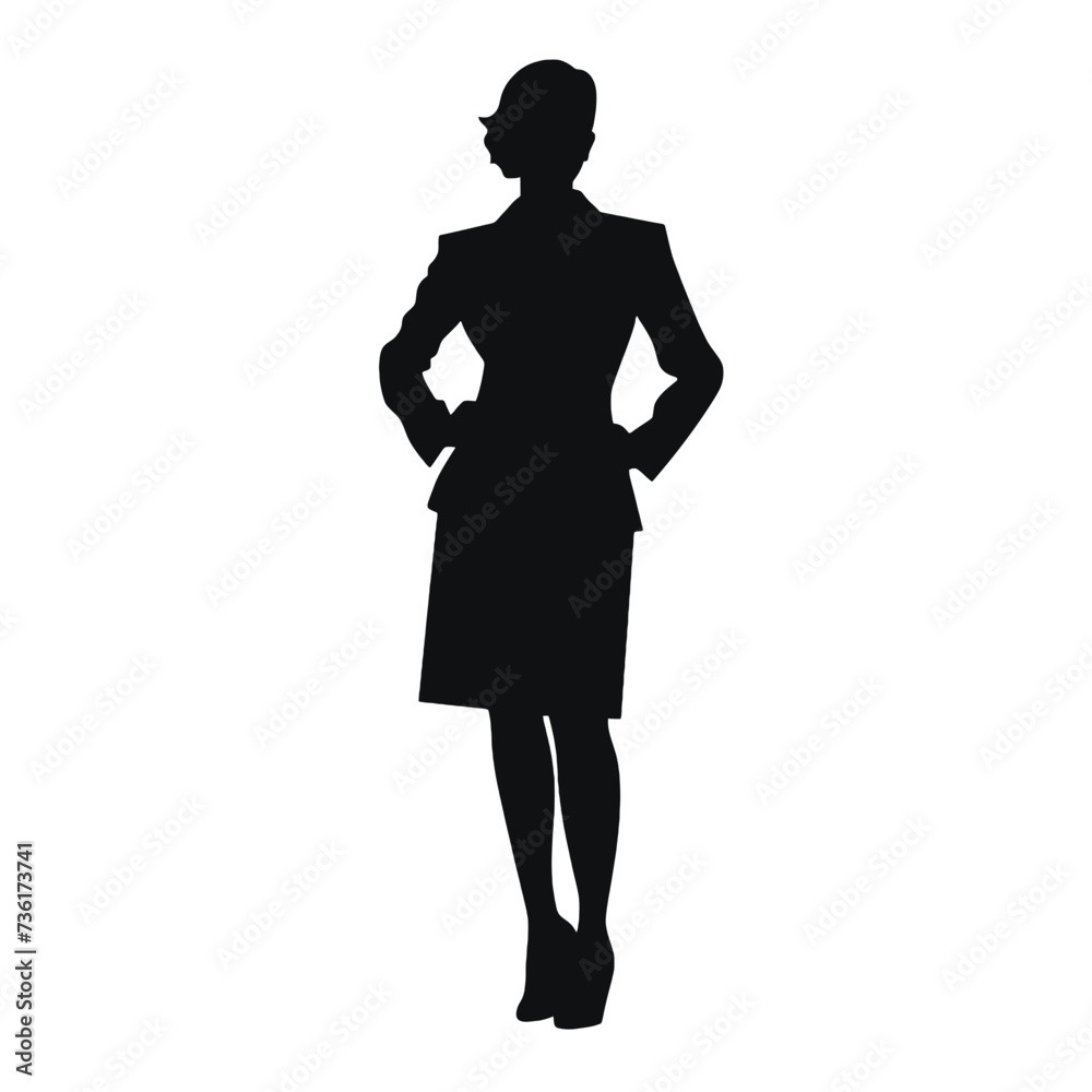 business people silhouette 