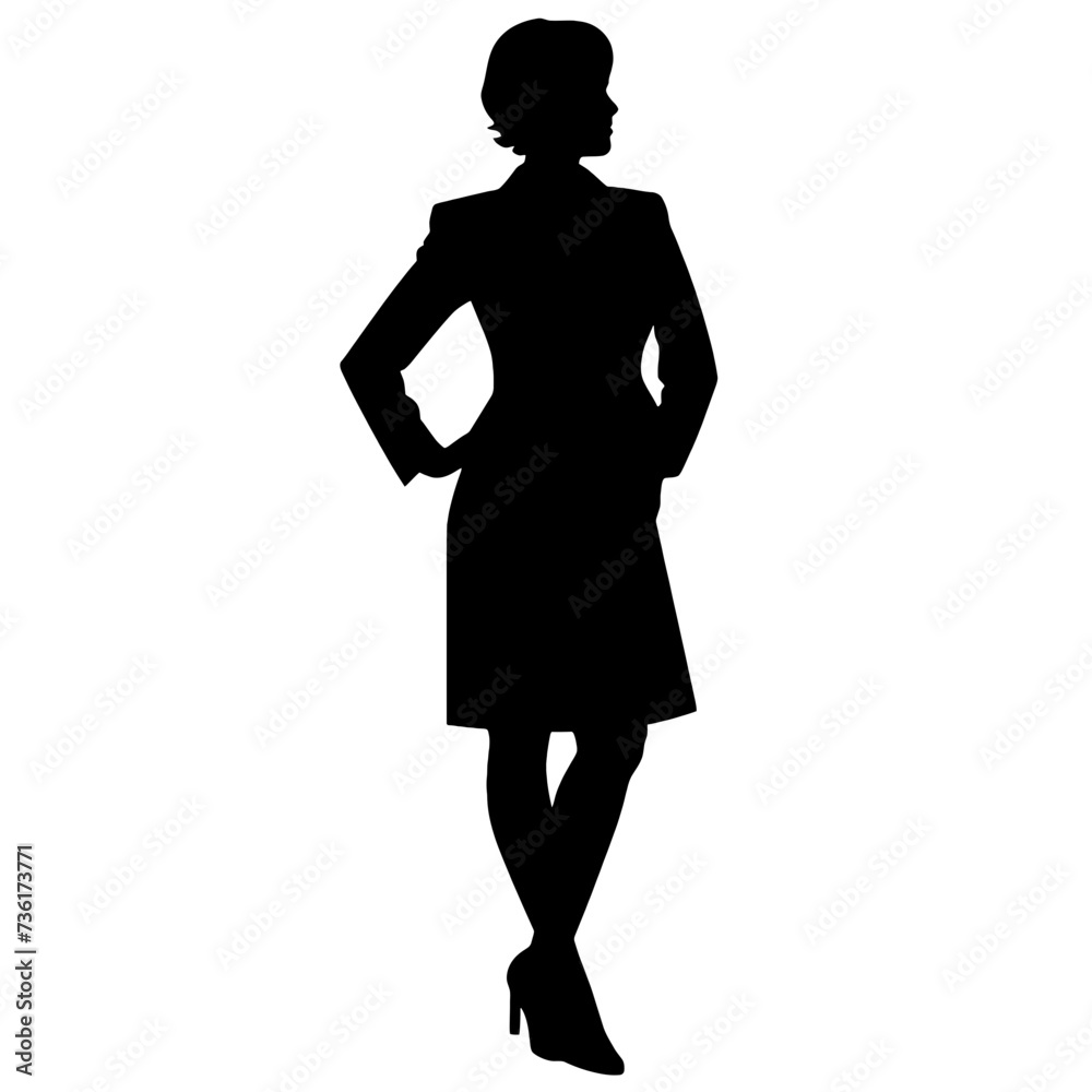 business people silhouette 