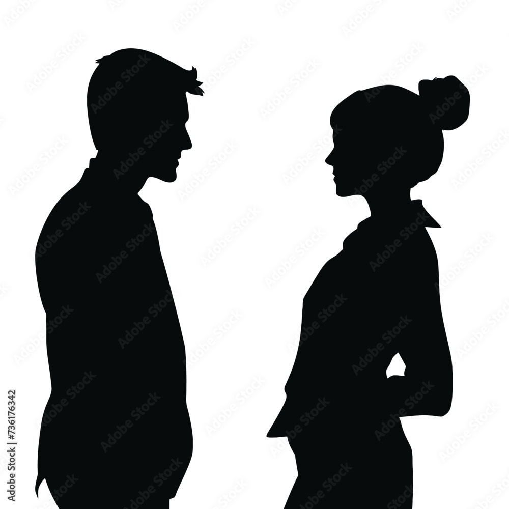 business people silhouette 