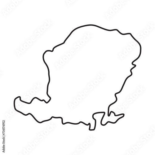 Foto lombok map, lombok vector, lombok outline, lombok indonesia