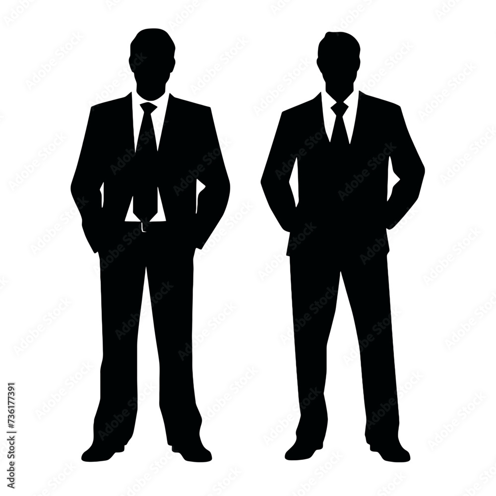 business people silhouette business people silhouette