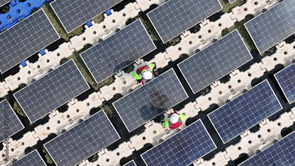 Floating solar photovoltaic panels at sustainable electrical power ...