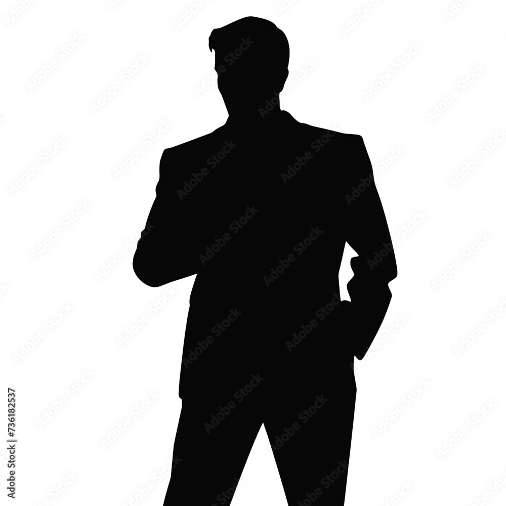 business people silhouette 