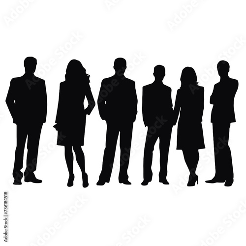 Wallpaper Mural business people silhouette  Torontodigital.ca