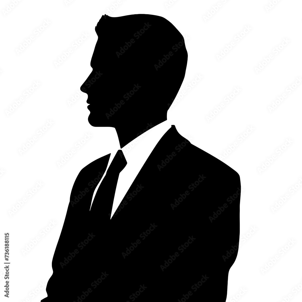 business people silhouette 