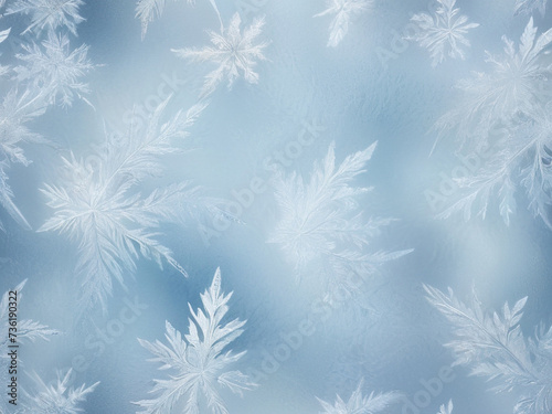 frozen beauty backdrop: delight in the frozen beauty of this background, where icy textures and delicate frost patterns come together to create an elegant and serene atmosphere