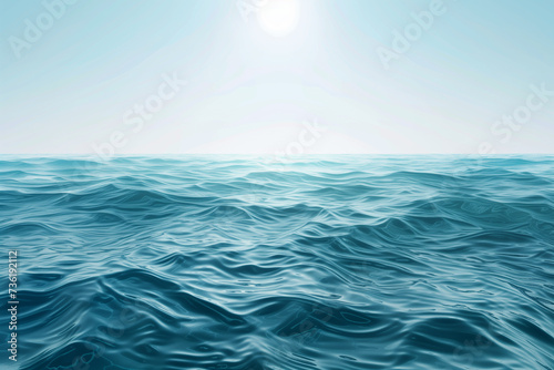 Cut-out of sea water surface photo