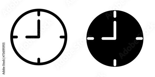 Illustration Vector Graphic of Clock icon
