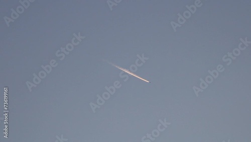 Planes spraying chemicals in the sky. The chemtrail conspiracy theory