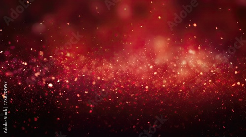effect dust red particles illustration abstract glitter, texture bokeh, glow flare effect dust red particles