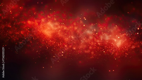 effect dust red particles illustration abstract glitter, texture bokeh, glow flare effect dust red particles